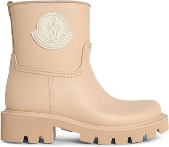 Moncler Kickstream Beige Sand Pvc Rain Boots