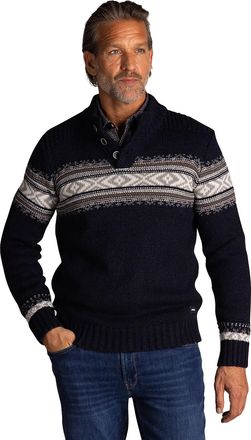 N-Z-A- NEW ZEALAND AUCKLAND New Zealand donkerblauw trui normale fit geprint