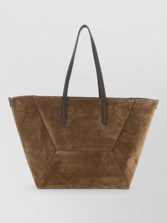 Brunello Cucinelli maxi leather shoulder bag