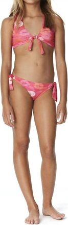 Submarine All Ties Bikini Set In Lipstick