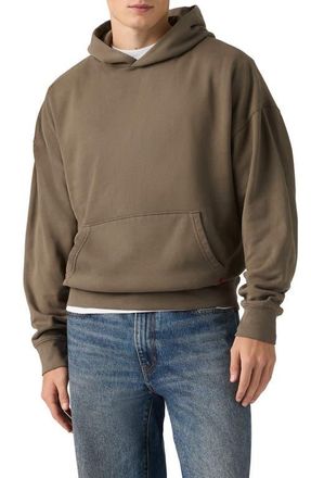 Levi's Soft Crop Cotton Blend Hoodie in Garment Dye Bungee Cord at Nordstrom, Size X-Large