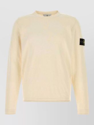Stone Island cotton blend crew neck sweater