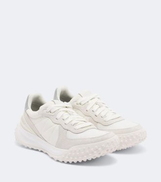 Moncler Moncler CityTrek suede-trimmed sneakers