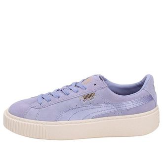 Puma (WMNS) PUMA Suede Platform Satin Purple 365828-01