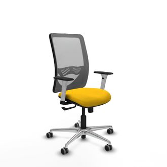 Piqueras y Crespo Silla De Oficina Piqueras Y Crespo Zulema Blanco Soporte Lumbar Ajustable