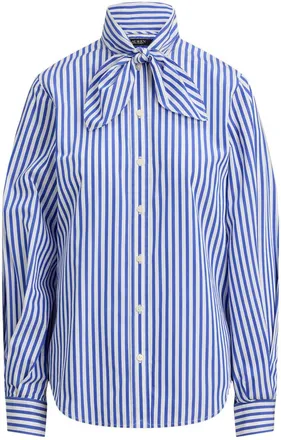 Lauren Ralph Lauren Blue Regular Stripes Shirt