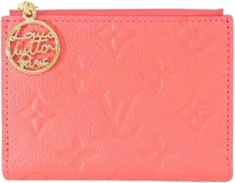 Louis Vuitton Pre-owned Wallet (bi-fold) - Dames - Vintage Accessoires - Roze - ONE Size - Leer - Vintage