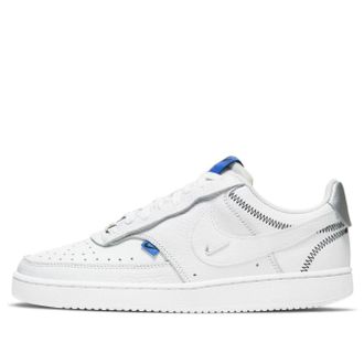 Nike (WMNS) Nike Court Vision Low SE White Metallic Silver DD1648-100