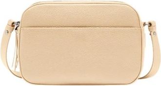 Coccinelle Myrtha Crossbody Tas - Dames - Schoudertassen - Beige - ONE Size - Leer - Tassen