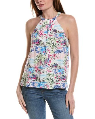 Tommy Bahama Paradise Shores Voile Halter Top