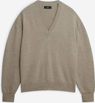 Dunhill Pullover mit V-Ausschnitt aus Kaschmir