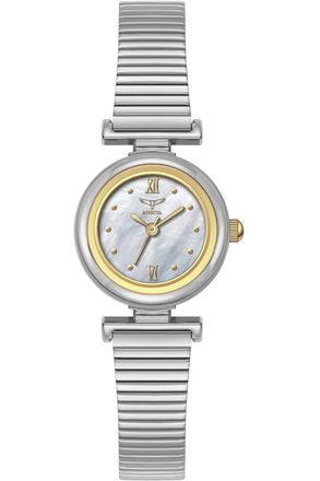 Invicta Celestial 69077 Dames Horloge - Quartz Uurwerk - Roestvrij Staal met zilveren Wijzerplaat - 24mm