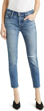 Moussy Quailtrail Skinny Jeans In Light Blue