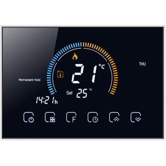 OEM Termostato Programable 95-240v 5+1+1 Con Pantalla T&aacute;ctil Lcd De Seis Periodos, Retroiluminaci&oacute;n Y Funci&oacute;n De Bloqueo Para Termostato De Calefacci&oacute;n De