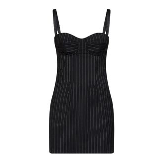 Dolce & Gabbana Dames, Jurken, Zwart, Maat: M Zijde
