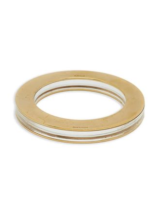 Chlo&eacute; sculptural bracelet - women - Resin - One Size - Gold