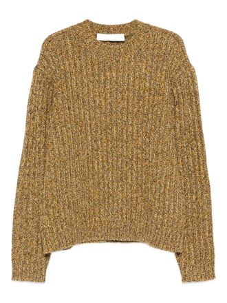 S&eacute;fr Makaya crew-neck sweater - Yellow
