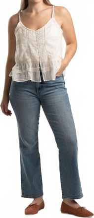 Suncoo Lewis Tank Top In Blanc Casse