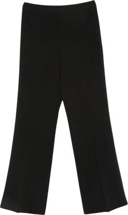 Twinset Rechte broek - Dames - Straight fit broeken - Zwart - XL - Broeken