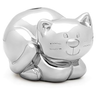 Zilverstad Alcanc&iacute;a De Plata Para Ni&ntilde;os, Elegante, Regalo Gatito Tama&ntilde;o: 93x75x81mm Sku: Zv6006060