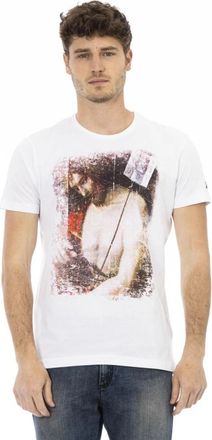Trussardi Casual Korte Mouw Ronde Hals T-shirt - Heren - T-shirts - Wit - S - Tops