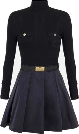 Elisabetta Franchi Mujer, Vestidos, Negro, Talla: L