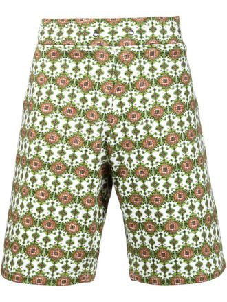 Givenchy carpet print bermuda shorts - Bianco