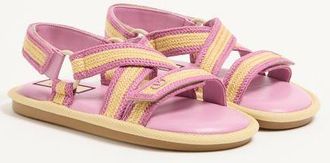 Valentino Garavani Sandalo Lake Powell Con Ricamo Crochet Donna ROSA 37