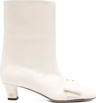 Valentino Garavani White Leather Boots