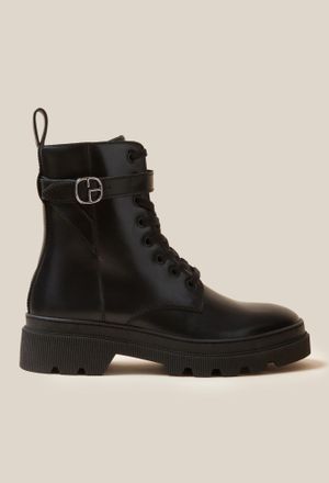 Claudie Pierlot Bottines rangers cuir