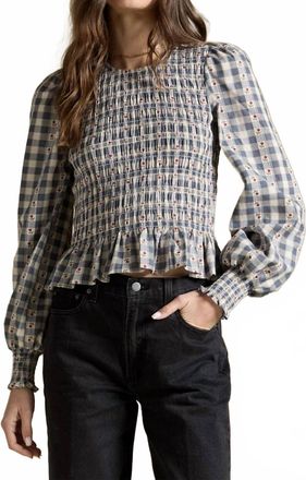 Saltwater Luxe Brielle Top In Blue