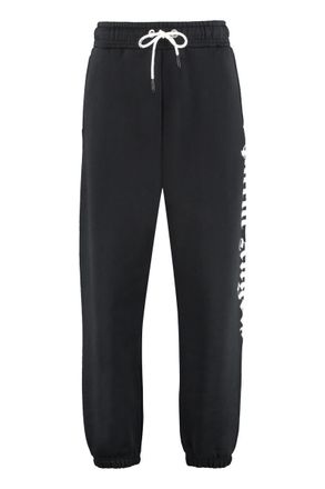 Palm Angels Logo Detail Cotton Track-Pants