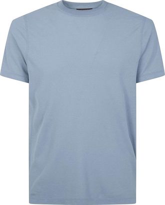 Zanone T-Shirts - Heren - T-shirts - Blauw - 3XL - Tops