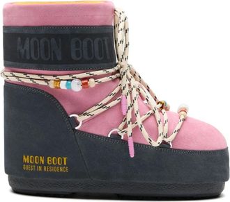 Moon Boot Icon Low Boot - Dames - Winterlaarzen - Veelkleurig - 36 EU - Polyester - Schoenen