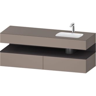 Duravit Qatego Lavabo Encastrado Con Base De Lavabo Consola, - Duravit