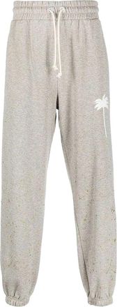 Palm Angels Pxp Classic geverfde joggingbroek voor volwassenen (Grijs)