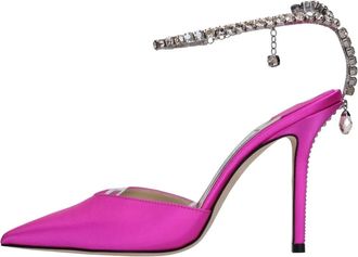 Jimmy Choo London Schoenen, Dames, Roze, 36 EU, Met hak Fuchsia