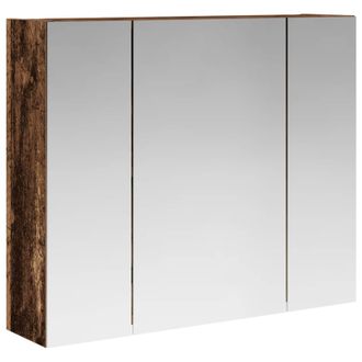 vidaXL Armario Con Espejo De Ba&ntilde;o Madera Vieja 60 X 14,5 X 50 Cm Vidaxl