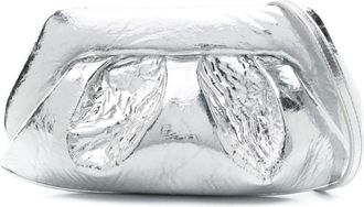 Themoirè Clutch Emera - Argento