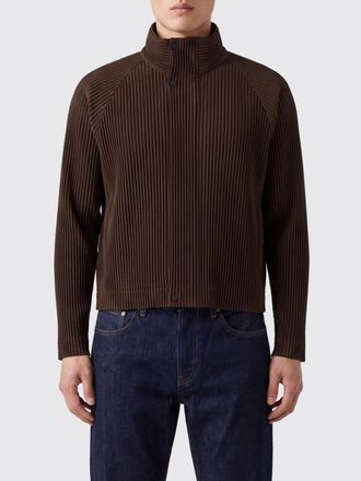 Homme Pliss&eacute; Issey Miyake Cardigan a collo alto Homme Pliss&eacute; Issey Miyake in tessuto tecnico plissettato