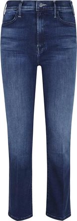 Mother Dames, Jeans, Blauw, Maat: W25