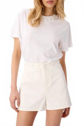 Cami NYC Mattea Cotton Tee In White
