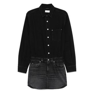 Haikure Kleedjes, Dames, Zwart, M, Katoen, Tamu Mini Jurk