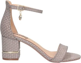 Ex&eacute; Womens Penny Heel Sandal In Champange