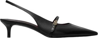 Tory Burch Black Eleanor Pumps