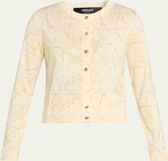 Versace Barocco 92 Knit Cardigan