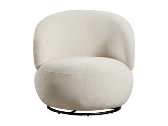 VENTE-UNIQUE.COM Sill&oacute;n cl&aacute;sico tela beige