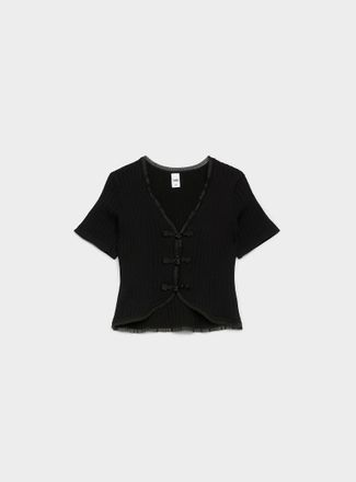 Twik Womens Knot fastenings T-shirt