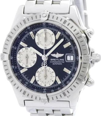 Breitling Pre-owned Chronomat A13352 Polshorloge - Heren - Vintage Horloges - Blauw - ONE Size - Vintage