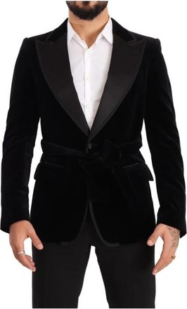 Dolce & Gabbana Blazers - Heren - Blazers - Zwart - M - Jassen
